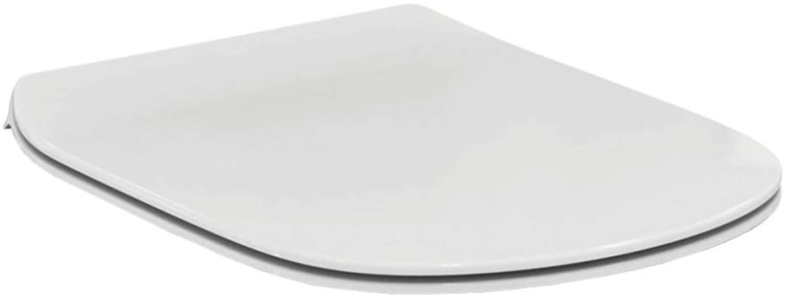 Copriwater Ideal Standard Tesi New - Tavoletta WC Duroplast 37x45cm, Chiusura Soft Close, Bianco