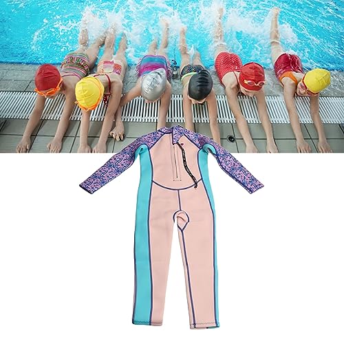 Roupas de mergulho para crianças, design de zíper traseiro mantém a temperatura corporal neoprene co