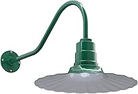 Vista 29 de Steel Lighting Co. Highland Park - Luz de granero Montada en la pared al aire libre Onda radial de 16 pulgadas Brazo recto de 11 pulgadas