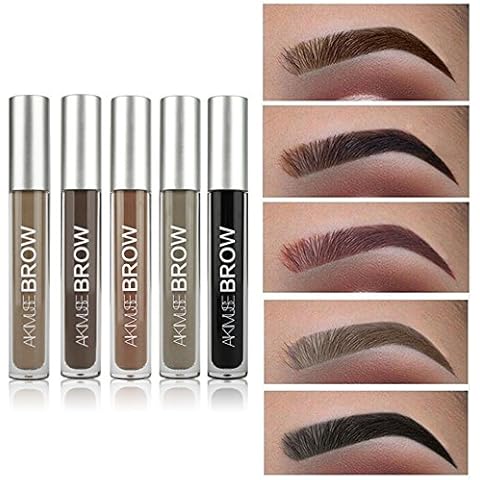 ARTIFUN Eyebrow Gel Waterproof Long Lasting 24 Hour Brow Setter with Brush for Semi-permanent Eyebrow Makeup,Brunette Cover