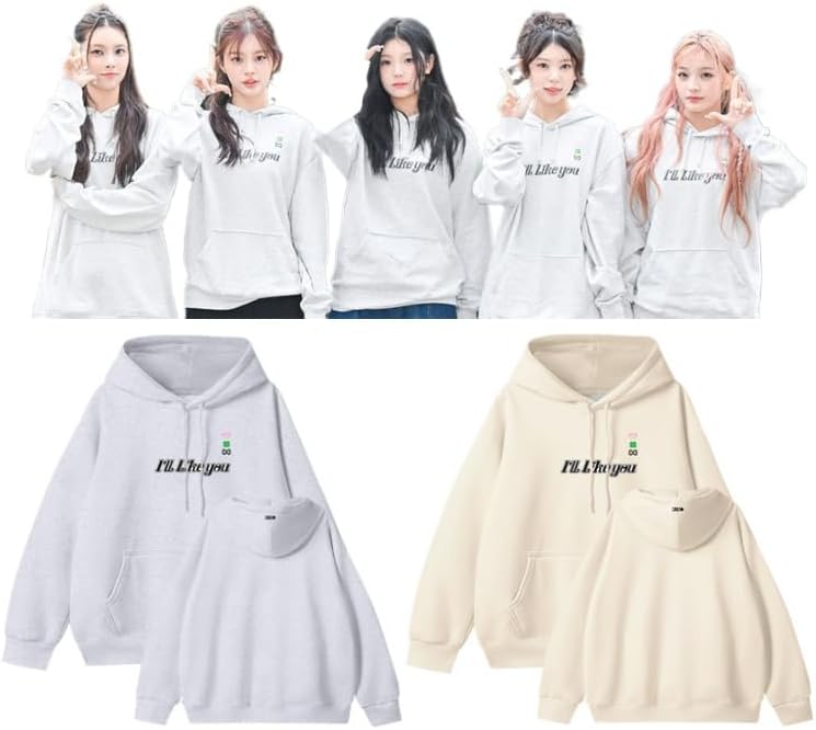 Amazon.co.jp: [百合] ILLIT グッズ パーカー 長袖 アイリット 同型 I