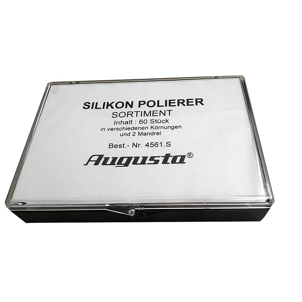 Silikon Polierer Set, Sortiment mit 60 Stück und 2 Mandrel
