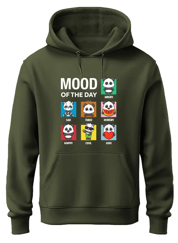 xenovaurban Hoodies | Unisex Hoodie Sweatshirt Panda Printed MOOD1 - PAR-picture-22