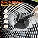 BBQ Grill Brush Bristle Free - Grill Cleaner Brush with Replaceable Heads for Cast Iron/Stainless Steel Porcelain/Gas/Charcoal Grates, Safe Grill Brush for Outdoor Grill, Grill Scraper Cleaning Brush