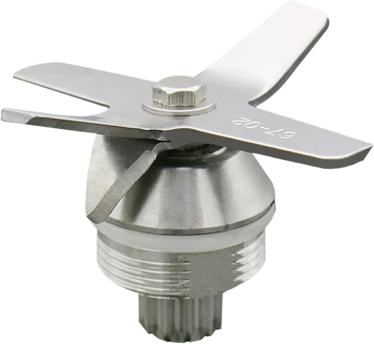 767 Stainless Steel Hardened Six Mixing And Cutting,Compatible With TWK Jtc 767 Blades Knife Ice Crusher,Compatible With Vitamix Juicer Blender Parts
