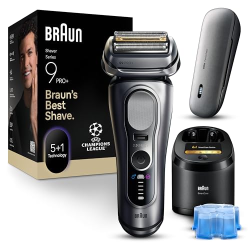 Braun Series 9 PRO+ Rasierer Herren Elektrisch, 5+1 Ultradünne Klingen, Rasierapparat mit 60 Min....