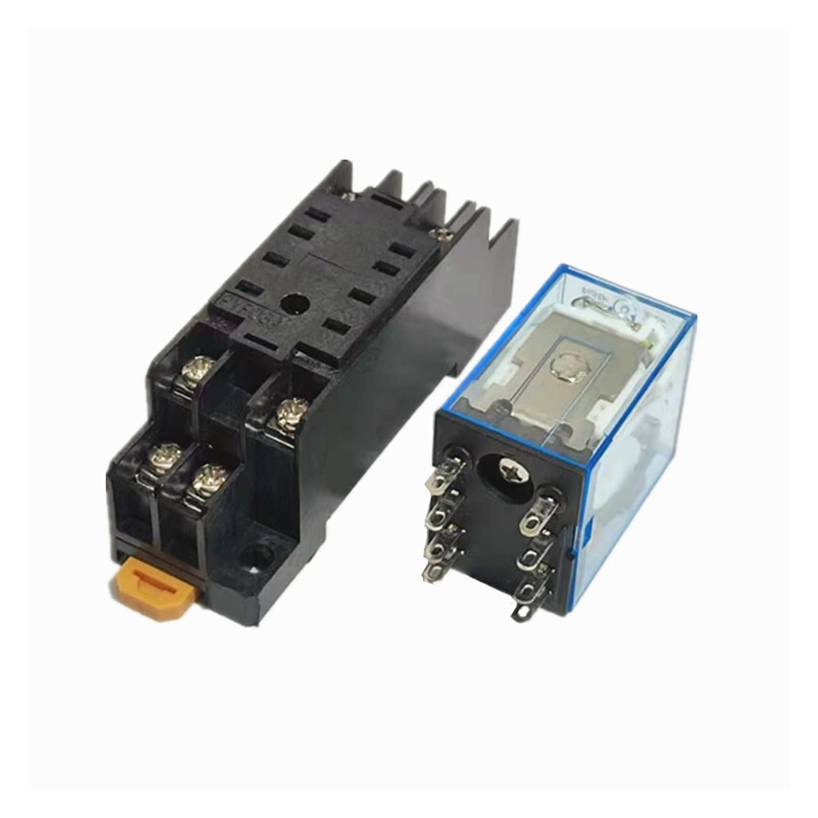 Relais Électromagnétique avec Embase LED AC 220V - Commande Stable et Sécurisée