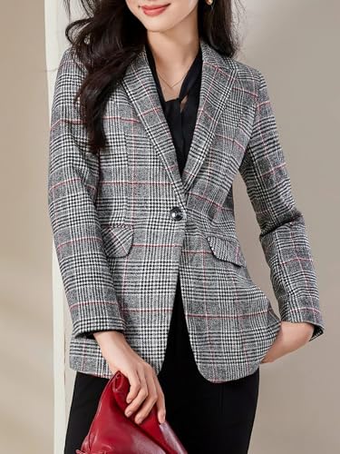 Blazer de trajet professionnel pour femme veste de bureau slim