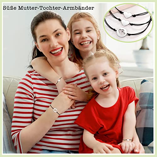 Aunis Set di 3 bracciali per mamma, figlia