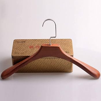 Amazon.co.jp: ハンガー 10本組 木製スーツハンガー エクストラ