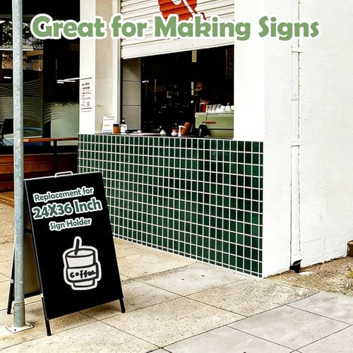 Image of 24x36 inches Poster Paper Set of 30, Black Large Poster Board, Blank Display Boards, Heavyweight Poster Paper Bulk for School, Office & Craft Projects