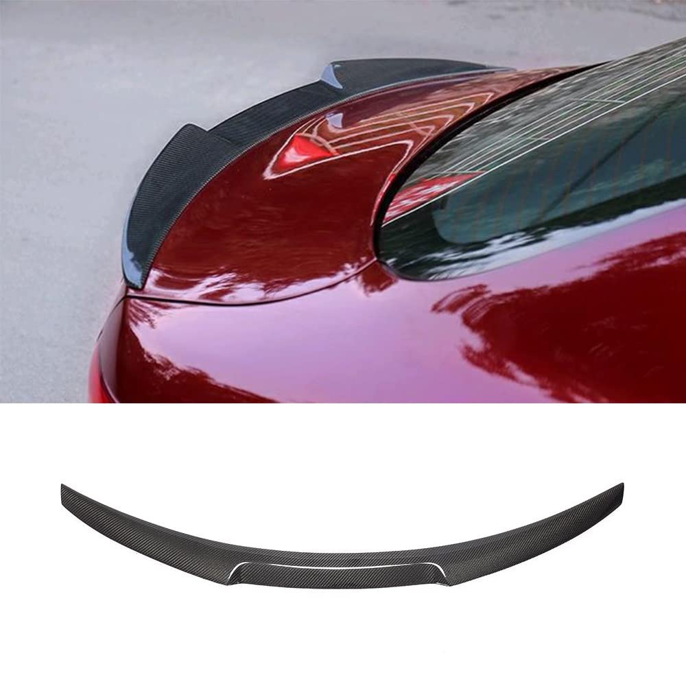 Tylny Spojler Bagażnika Samochodu Z Włókna Węglowego Deflektor Splitter Body Kit Tylna Klapa Tylna Skrzydło Dla Alfa Romeo Dla Giulia Sedan 2015-2018(A)