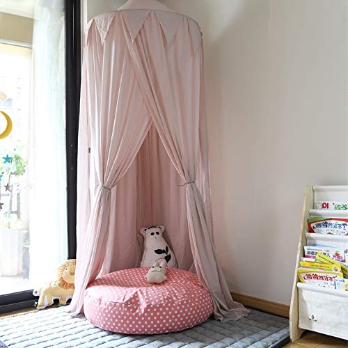 YIKANWEN Baby luifel bedhemel kinderen baby bed chiffon decoratie muggennet voor baby kleedkamer binnen buiten spelen… - Afbeelding 7