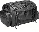 【完全防水・浸水防止】シートバッグ 型崩れ防止構造 拡張機能あり 45-65L ツーリングバッグ レインカバー付き 止水ファスナー 防水素材 キャンピングシートバッグ 荷物固定ベルト付き 上部積載可能 着脱の容易さ バイク用品 KM-6401 [S/M/L/XL]