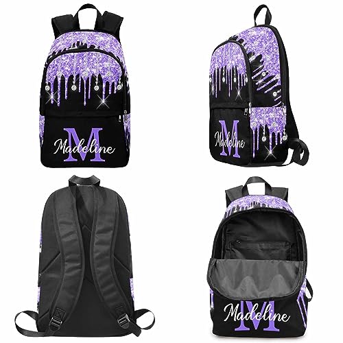 MyPupSocks Customized Backpacks for Teen Girls Personalized School Bags Backpack and Lunch Bag for Girls4