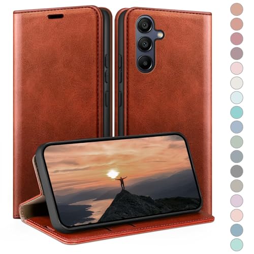 Coque pour Samsung Galaxy A54 en Cuir Premium avec Rabat