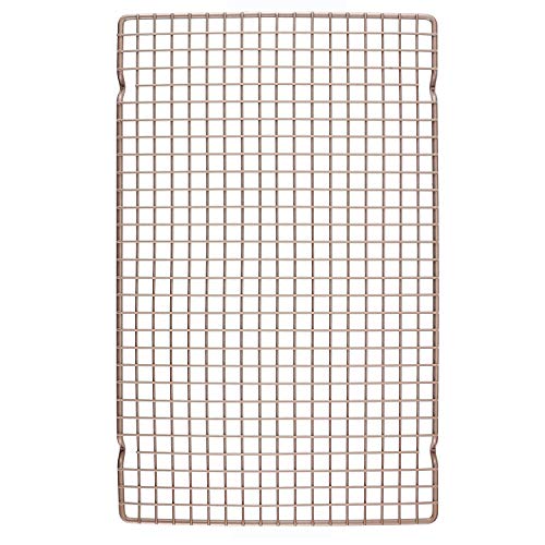 CHEFMADE Baking and Cooling Rack, 16-Inch Non-Stick Bold-Grid Design Rectangle Wire Rack, FDA