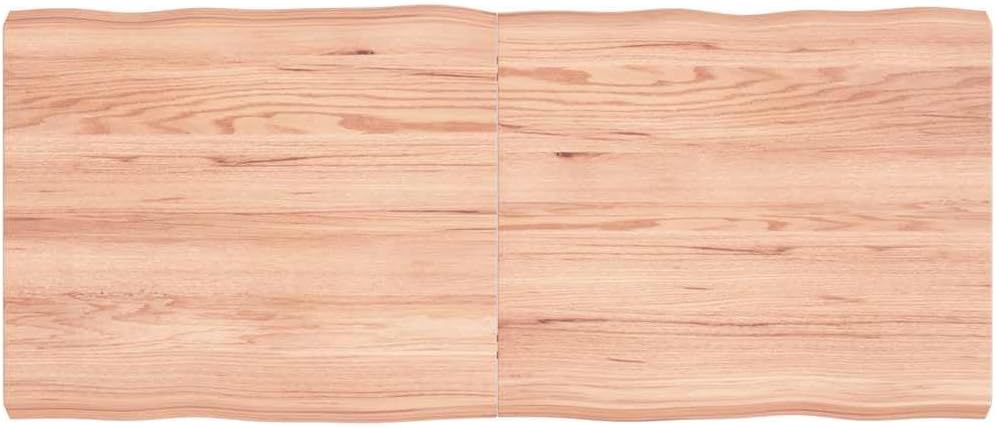 Table Top Light Brown Solid Oak Wood 55.1 x 23.6 in Kitchen Furniture Table Parts Tops