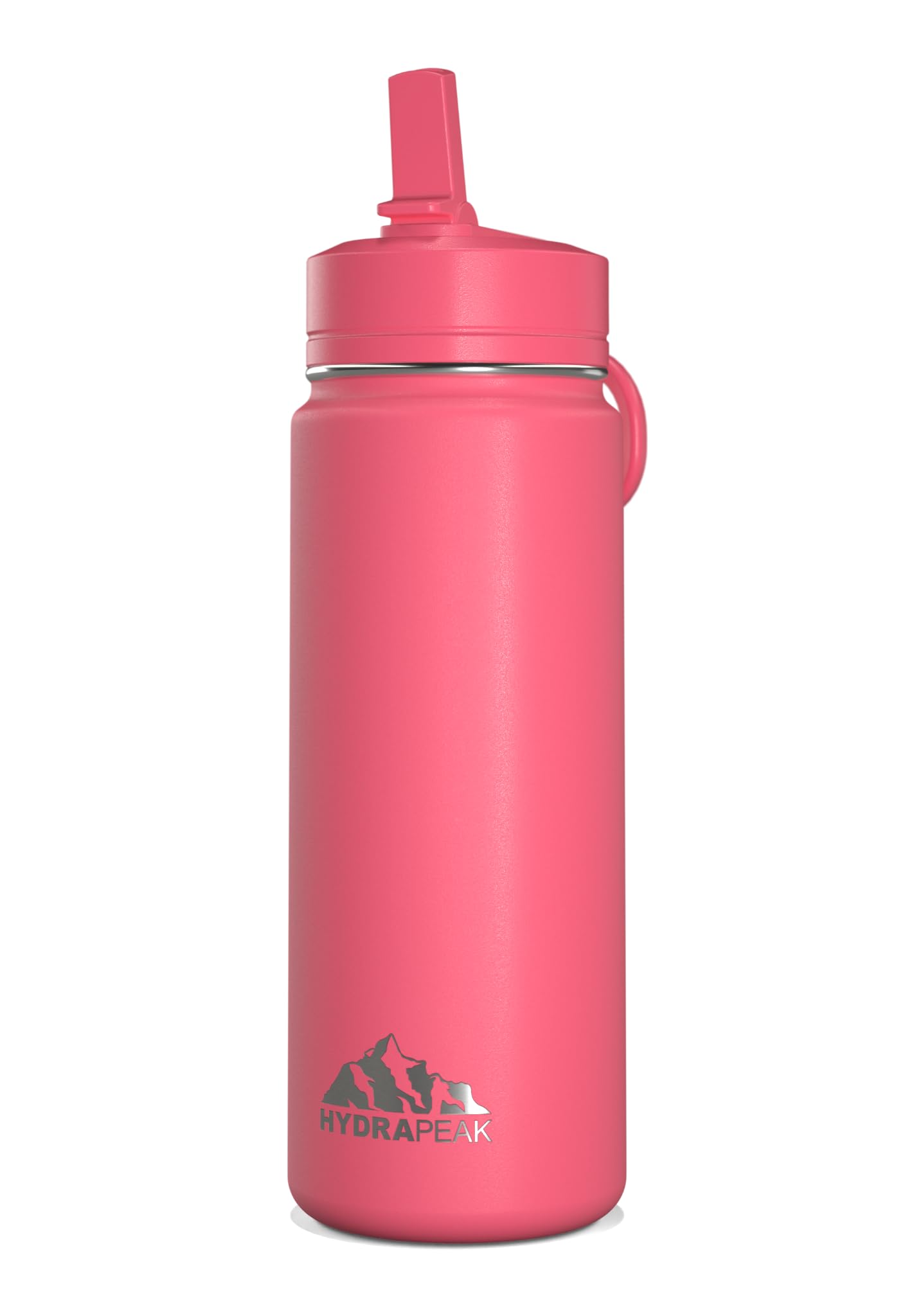 Hydrapeak Mini 20oz Kids Water Bottle with Straw Lid Stainless Steel Double Wall Insulated Leak-Proof Spill-Proof Cold for