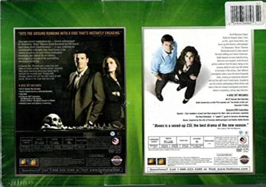 Amazon.com: Bones: Season 1 & Season 2 Two-Pack DVD