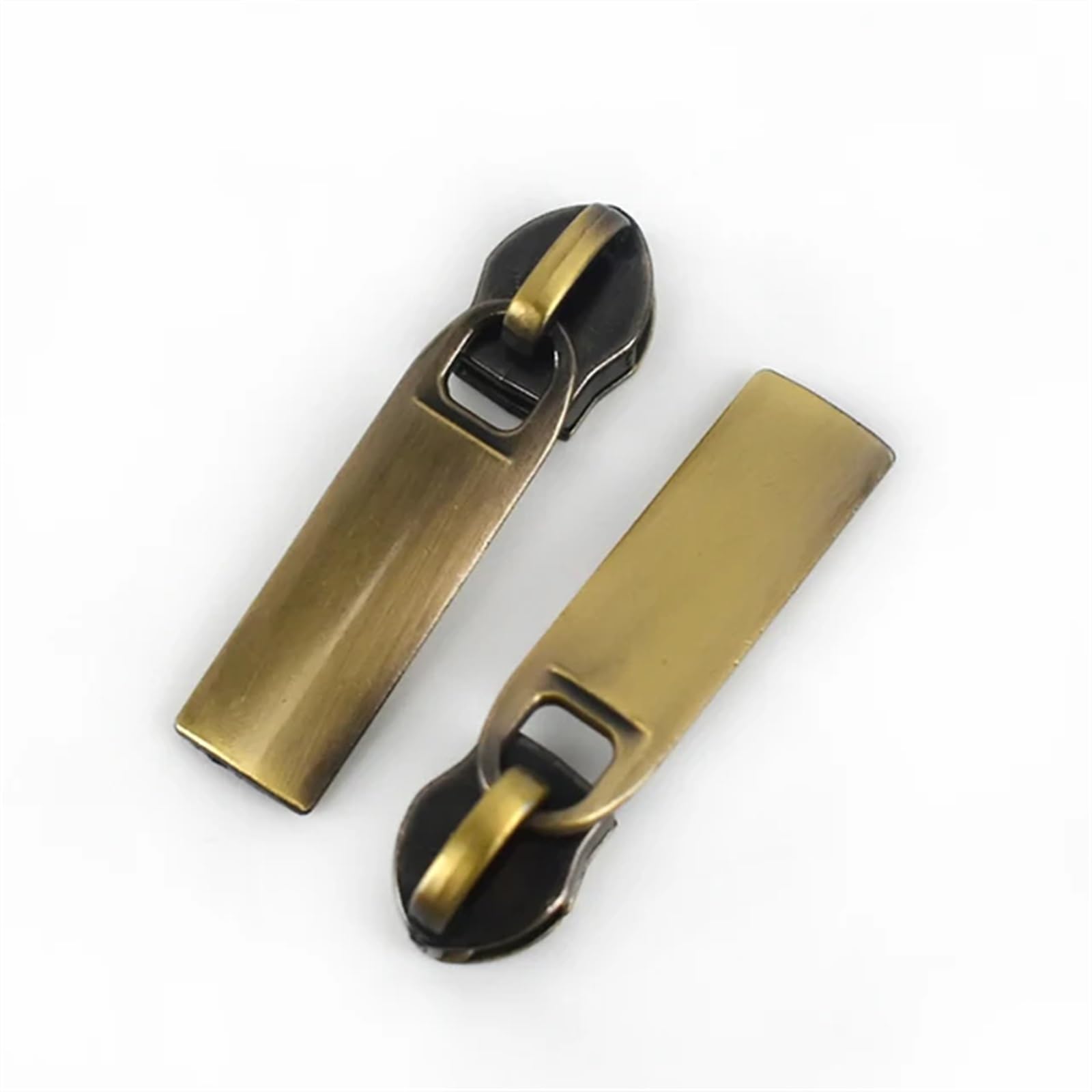 Dunsby Zt148-Brass Zipper Pull 5 Pcs 5# Zipper Slider For Nylon Zips Bag Purse Zippers Puller Zip Repair Kits Garment Sliders Head Replacement Accessories Zipper Pull Replacement (Color : )