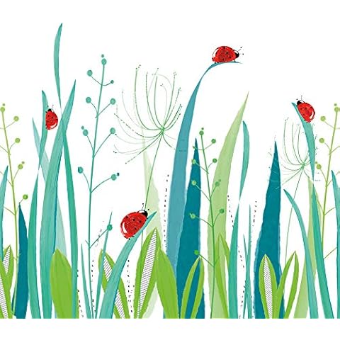 20 Napkins Ladybird Climb the Grasses Animals Meadow Spring Summer 33 x 33 cm Cover