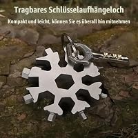 3 Stück Snowflake Multitool 18-In-1 - Originelles Geschenk für Männer, praktische Gadgets für den Mann, der alles hat – Ansicht 5