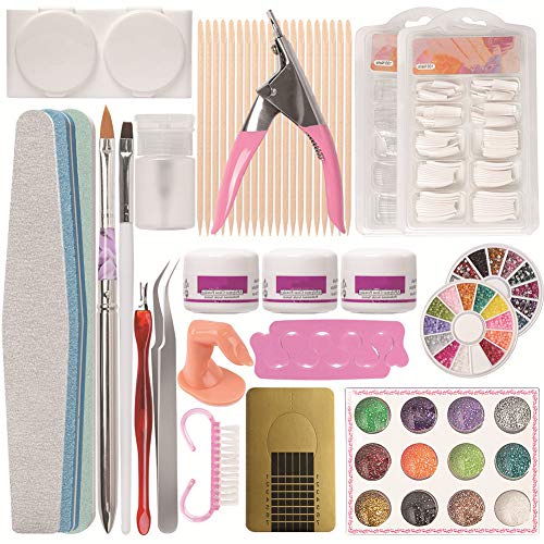 Nail Acrylic Art Powder Set Manicure Kit Acrylic Glitter Powder Nail Decoration 3D Nail Nail Art Tools for Acrylic Nails Tools (#1)