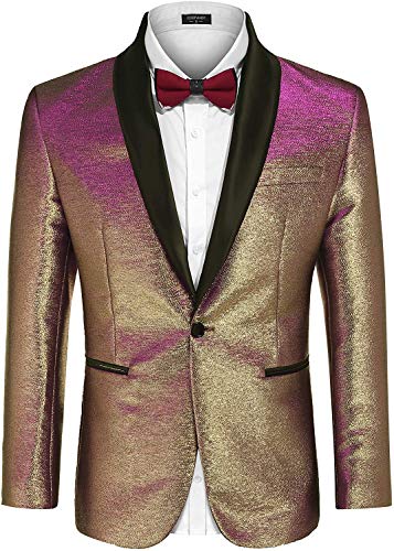 COOFANDY-Mens-Fashion-Suit-Jacket-Blazer-One-Button-Luxury-Weddings-Party-Dinner-Prom-Tuxedo-Gold-Silver COOFANDY-Mens-Fashion-Suit-Jacket-Blazer-One-Button-Luxury-Weddings-Party-Dinner-Prom-Tuxedo-Gold-Silver