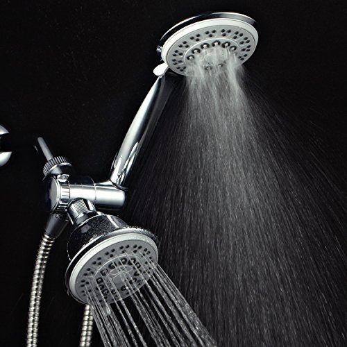Combo de regadera 3 vías PowerSpa de lujo gris 30 ajustes miniatura 6