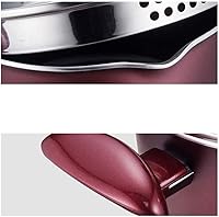 Vista 5 de Wok Sartén para salsas de vidrio, sartén antiadherente para freír con leche, olla multifunción (color : un color)