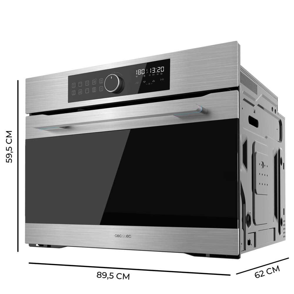 Steba Four Vapeur Multifonction DG 40, Four Avec Vapeur Chauffante Pour Une Cuisson Rapide En Douceur, Fonctionnement Efficace Pour Une Faible Consommation D' énergie, 49 Programmes Automatiques