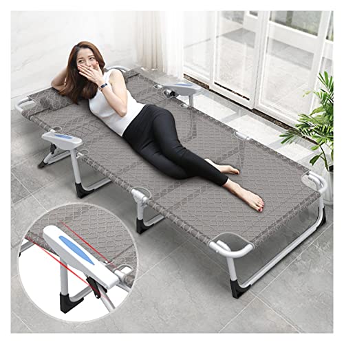 Chaise longue de jardin multiposition avec structure en acier stable et légère