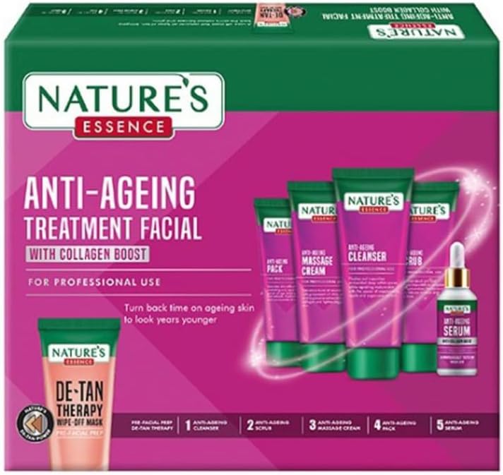 NATURE'S ESSENCE Anti-Ageing Treatment Facial With Collagen Boost, White