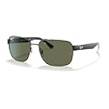 RB3530 Square Sunglasses for Men +BUNDLE with ACCESSORY EYEWEAR KIT