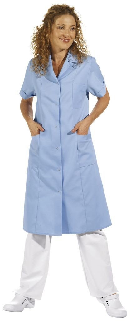 Bata de señora, manga corta