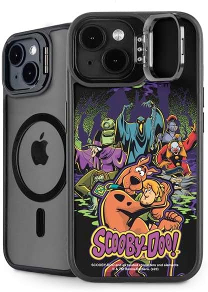 Skinit Kickstand Phone Case Compatible with iPhone 13 - Officially Licensed Scooby Doo vs Monsters Design