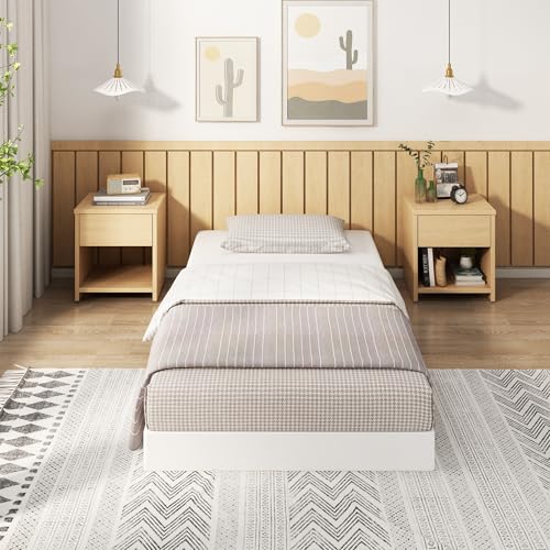 EMODA 5 Inch Twin Box Spring Bed Base, 1500 lbs Heavy Duty Metal Mattress Foundation with Fabric Cover, Easy Assembly - Thumbnail 7