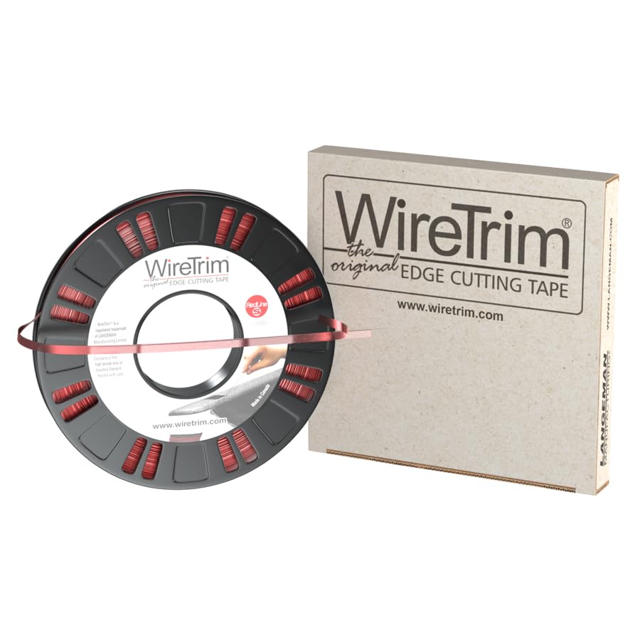 Edge Cutting Tape, 1/4-Inch X 100 Feet (10-Pack, Redline S)