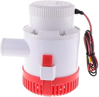 JF-XUAN Water Pump 12V 24V Electric Bilge Boat Pump Marine Water Pump Full Submersible Yacht Boat Bilge Plumbing (Size : 24v)