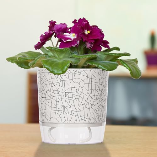 38% Off 4-Pack Self-Watering Plant Pots with Reservoir