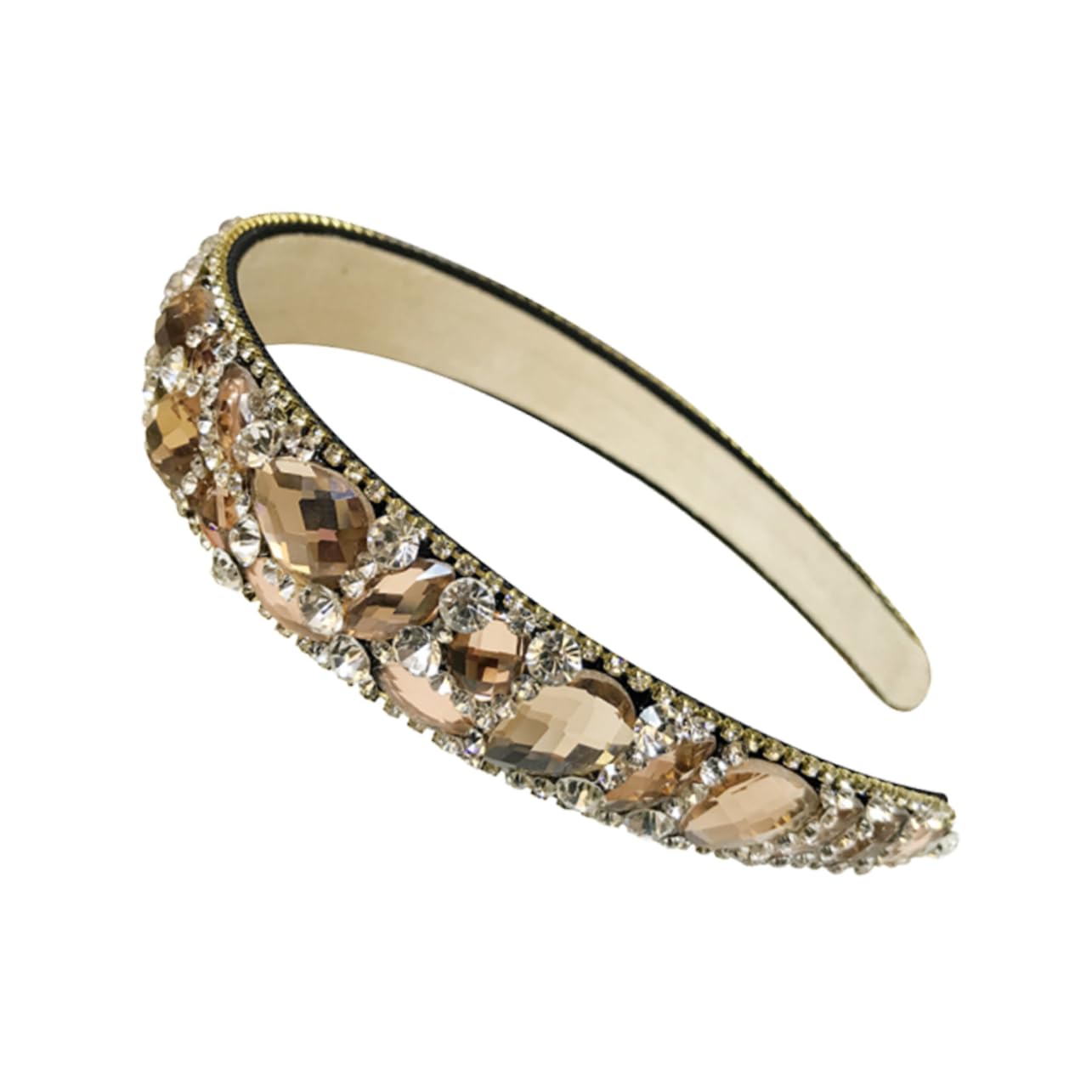 Beaupretty 3 Piezas Diademas Anchas y Duras Diadema De Mujer Banda Para El Cabello Con Diamantes De Imitación Coleteros Para Cabello De Mujer Diademas Lisas Anchas Perder Corea Del Sur Boda