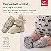 Zutano Unisex Organic Cotton Baby Booties With Gripper Soles, Khaki, 12M