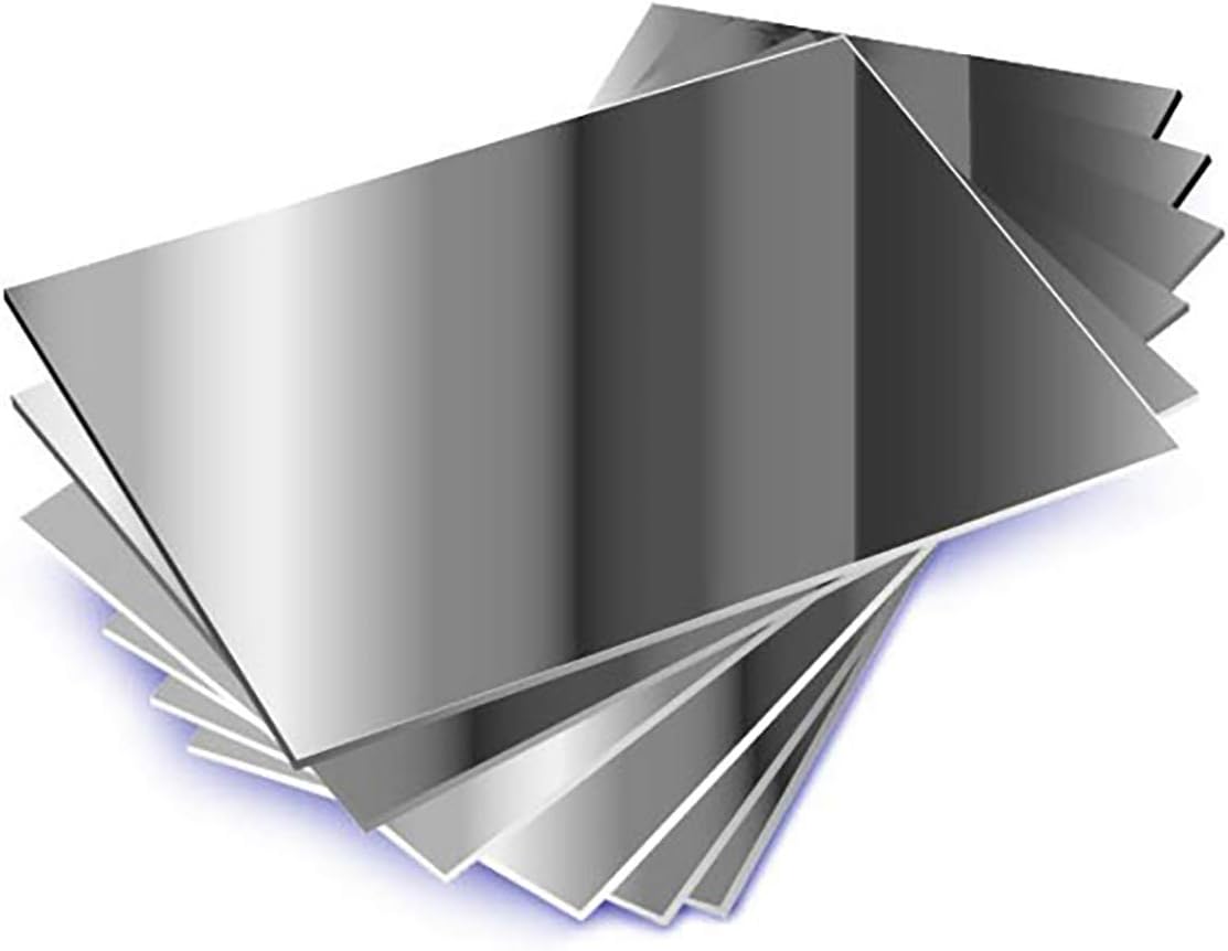 Buzz School Mirrors - A6 Size - Set of 10 - Plastic - School Symmetry/Art & Craft Resource - 15 x 10 cm