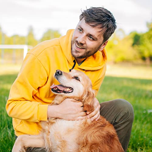 Gadgetstalk Personalized Wooden Pet Carvings The Love Between You & Your Fur-Friend - Wood Sculpture Tabletop Ornaments, Carved Wood Decor Gift Natural Eco Friendly (Woman Sit & Dog) #TOP6