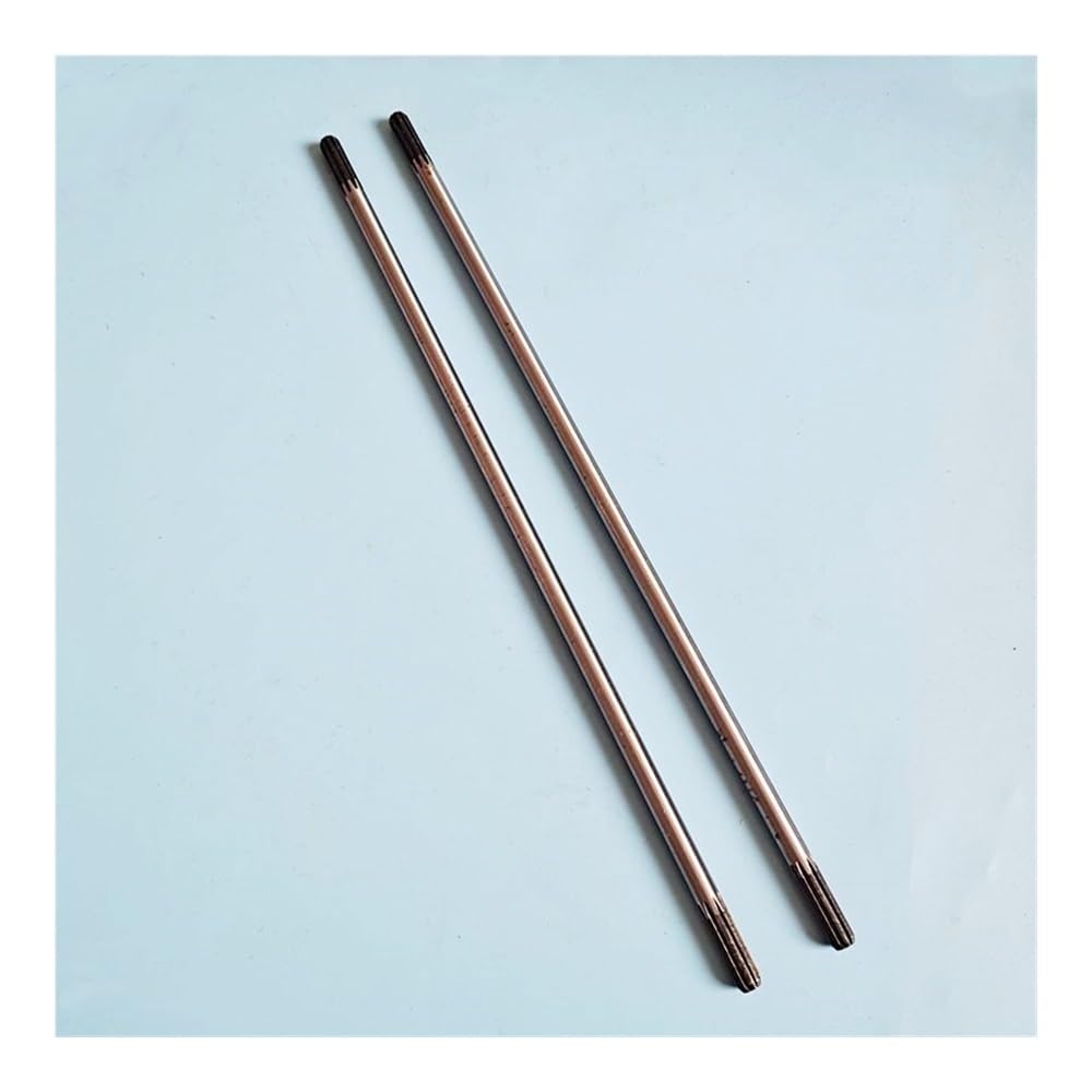 Eje de transmisión de 9 Dientes (diámetro de 8 mm), Apto for Tubo de 26 mm o 28 mm, for desbrozadora y miniexcavadora Manual, Longitud de 530 mm.(2 x Drive Shaft)