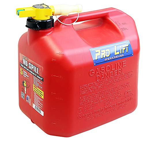 Pro-Lift-Werkzeuge - Tanica per carburante senza fuoriuscite, 20 litri, per benzina e diesel, sistema di rifornimento rapido, tanica di riserva, tanica per carburante