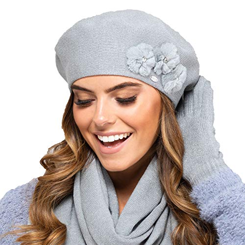 Kamea Boina Con Adorno Para Mujeres Alaska, Gris,UNI