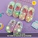 Kids Fuzzy Slippers Luminous Glow in the Dark for Boys Girls House Shoes Indoor 53G24