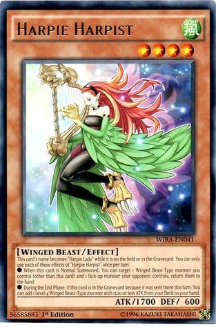 Yu-Gi-Oh! - Arpía Arpista - WIRA-EN041 - Raro - 1 Edición (WIRA-EN041) - Wing Raiders - 1 Edición - Raro